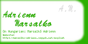 adrienn marsalko business card
